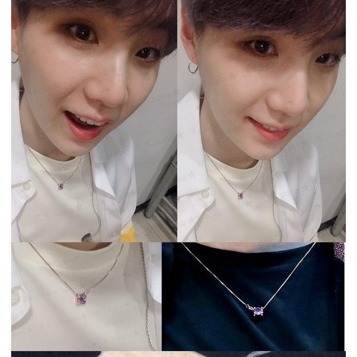 PURPLE SUGA BTS NECKLACE