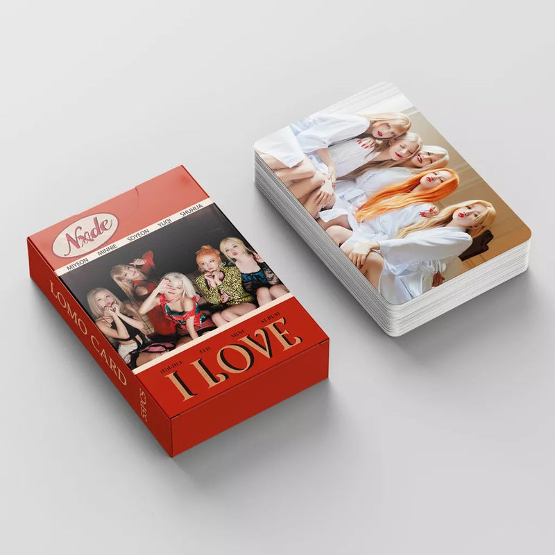 KIT CON 55 FOTOTARJETAS (G) I-DLE I LOVE