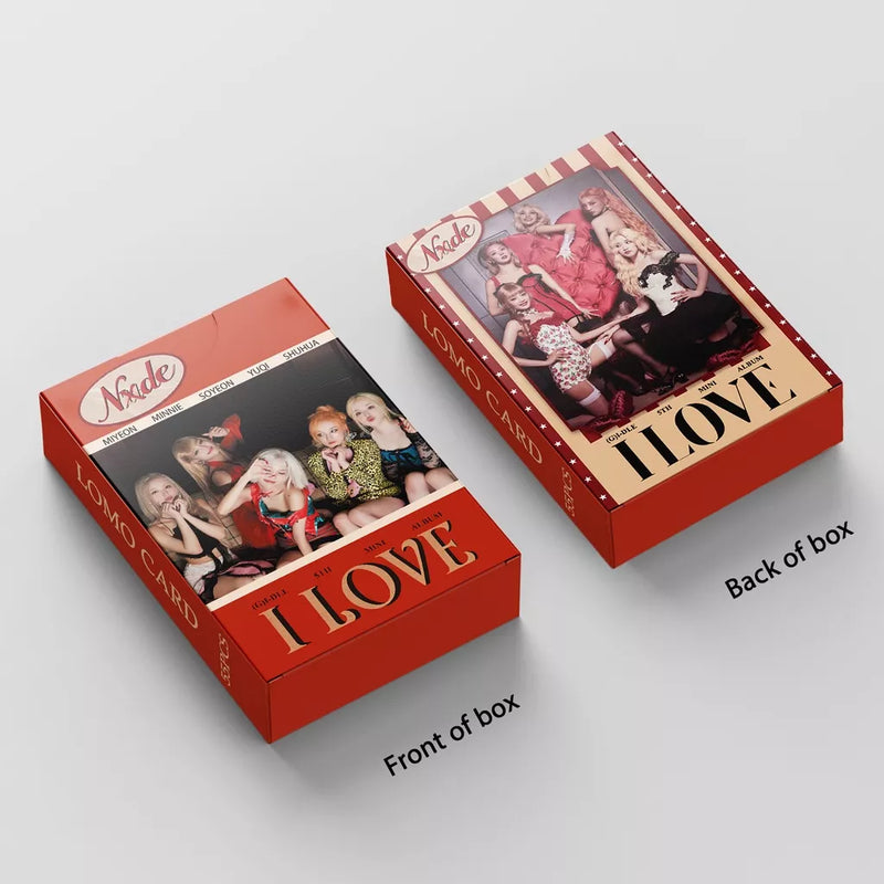 KIT CON 55 FOTOTARJETAS (G) I-DLE I LOVE