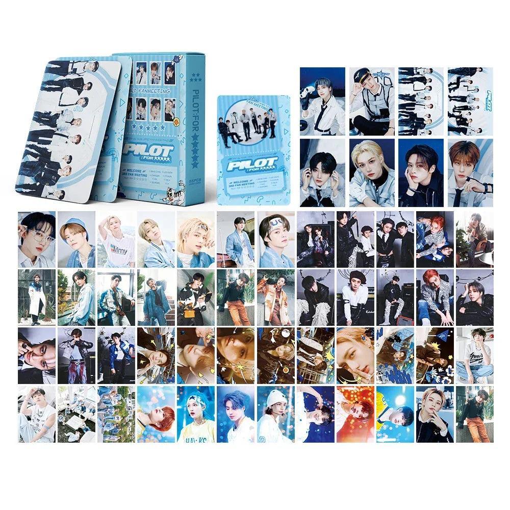 STRAY KIDS PHOTOCARDS MAXIDENT, ATE, HOP, GIANT, 5 STAR, NO EASY, MANIAC 55 PCS