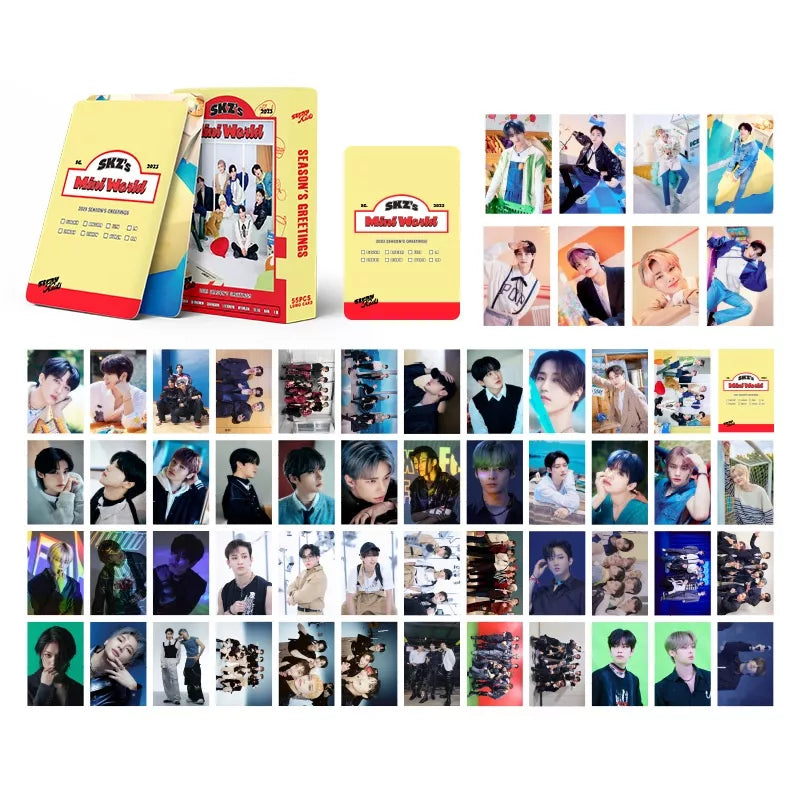 STRAY KIDS PHOTOCARDS MAXIDENT, ATE, HOP, GIANT, 5 STAR, NO EASY, MANIAC 55 PCS