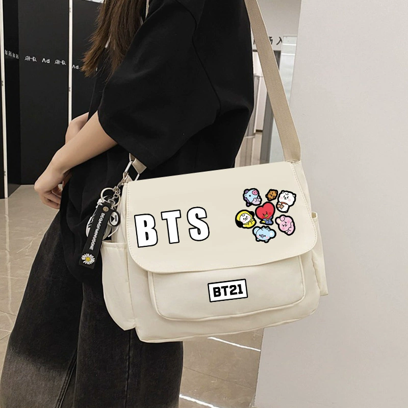 BTS BT21 BAG VARIOUS MODELS (black and white)