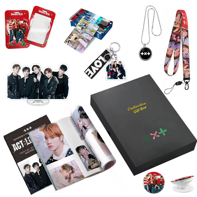 KIT W/ PHOTOBOOK, PHOTOCARDS, NECKLACE, POP SOCKET AND + ITEMS (VARIOUS GROUPS!✨)