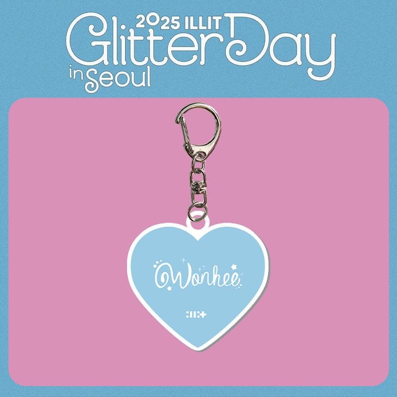 ILLIT GLITTERDAY KEYRINGS – PLANET STORE